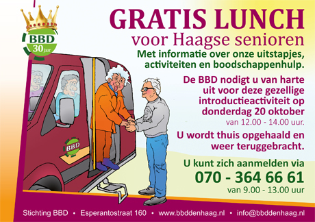 gratis lunch voor nieuwe deelnemers